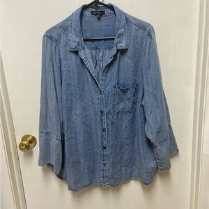Velvet Heart Light Blue Denim Top